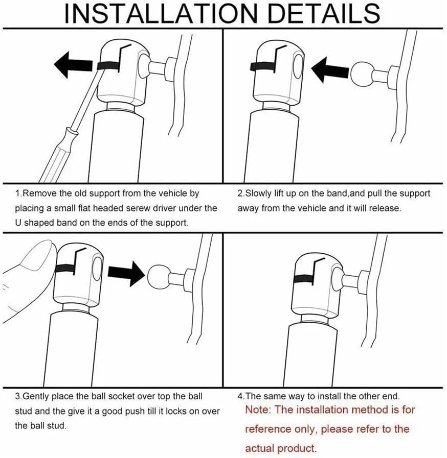 リアテールゲートアシストストラットショック 2X リアテールゲートブーツガスストラットマイクラ用 MK4用 (K13) 2010-9