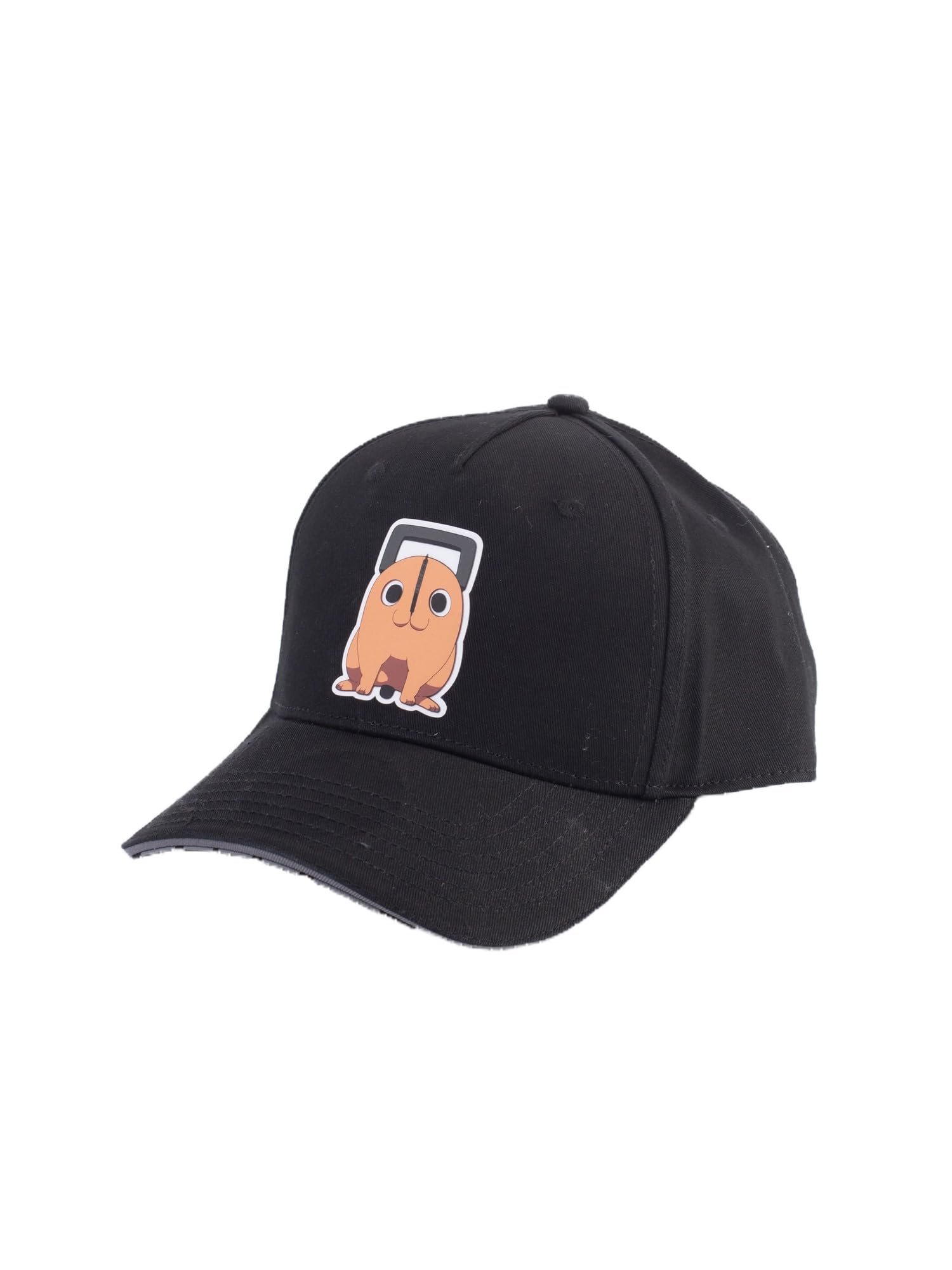 Gorra Chainsaw Man Pochita de algodón negro transpirable con cierre regulable 6