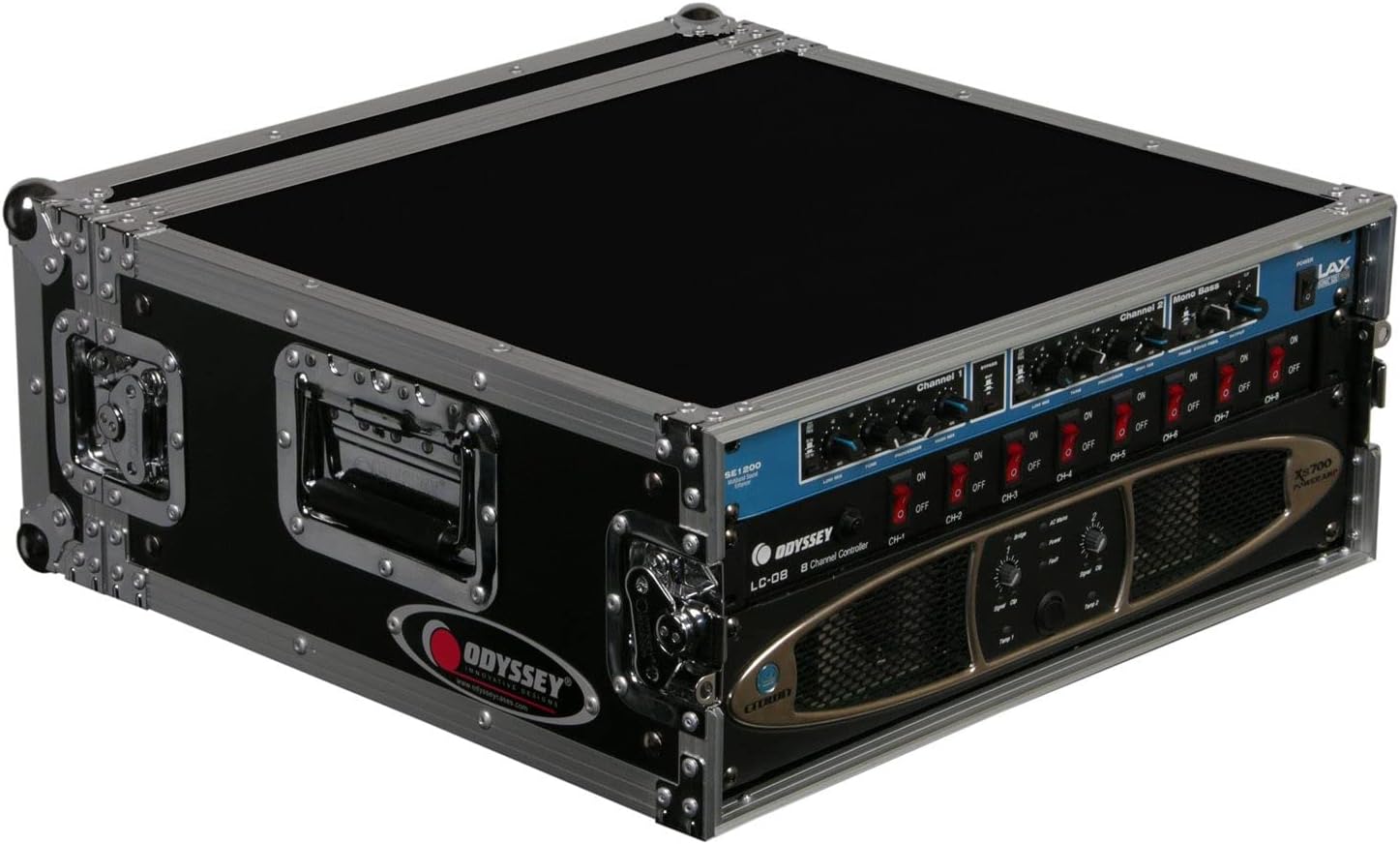 Odyssey Innovative Design 4 Space Amp Rack Case