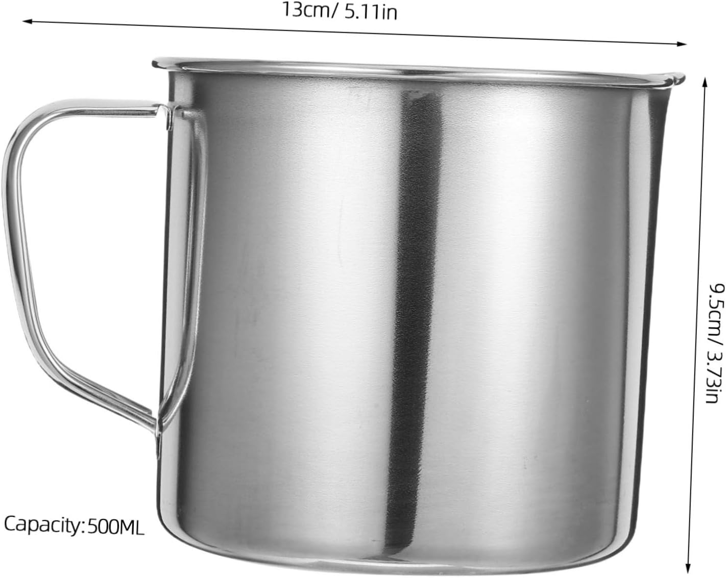 TIDTALEO Stainless Steel Measuring Cup Scale Liquid Measurement Tool for Kitchen and Laboratory Use Beaker for Accurate Liquid and Solid Measurements