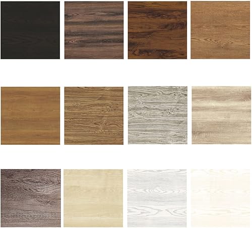 Miniatura 8 de homeemoh Azulejos autoadhesivos de grano de madera de 7.87 x 118.11 pulgadas, azulejos de vinilo para despegar y pegar para dormitorio, cocina,