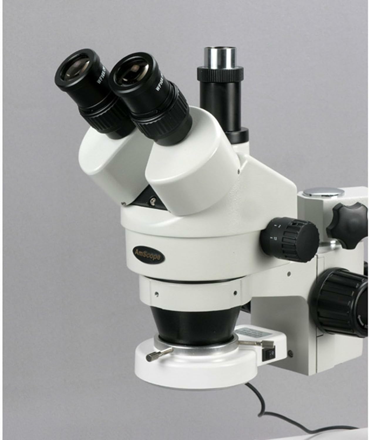 AmScope SM-3T-54S 7X-45X Boom P-rese trinocular Microscopio zoom est-reo