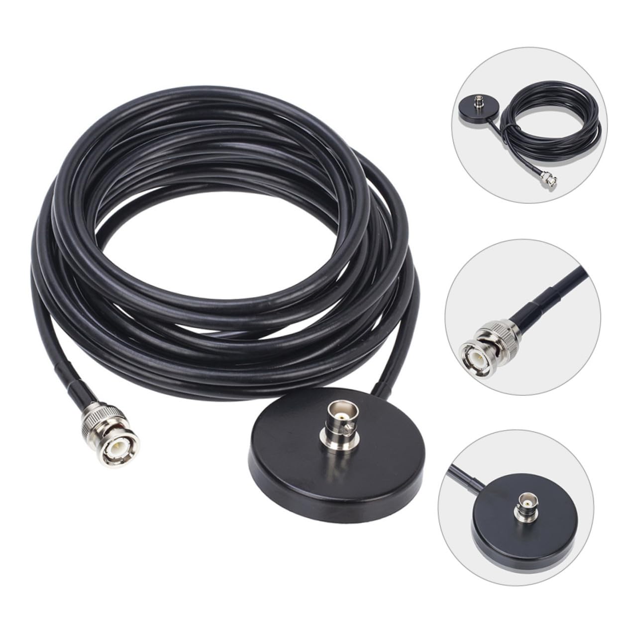 5 Base Metros Cable para Antena de Magnética con Coche