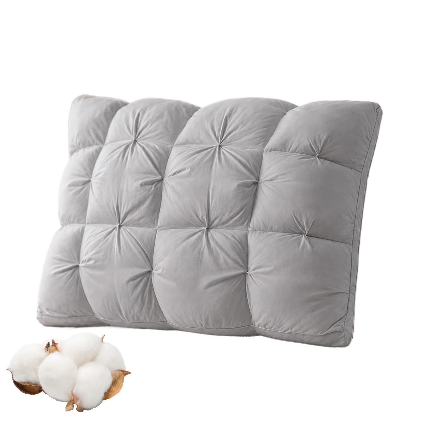 Genérico Cojines De Lanzar Cojín Transpirable de Soporte | Almohada De Dormir para los Adultos, Durmientes, Utilización en el Hogar, Dormitorio, Viaje, Lectura, Zona Lumbar, Cuello y