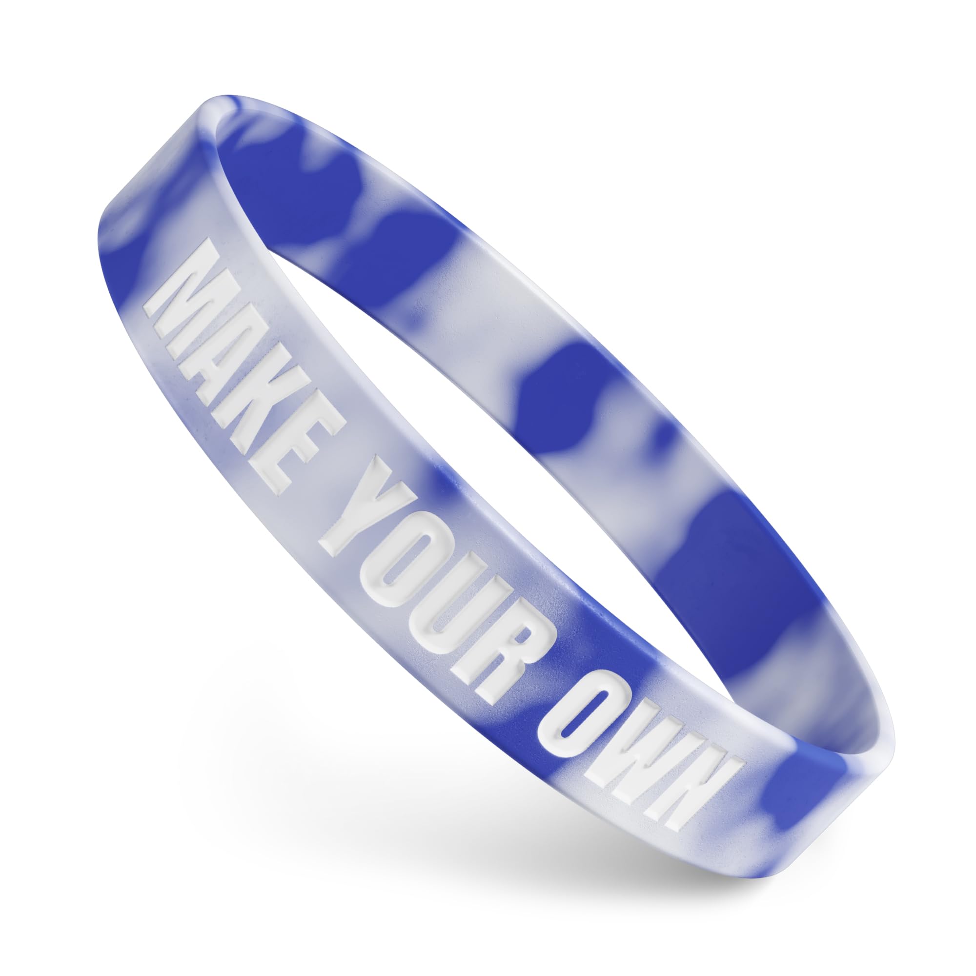 Custom Wristbands For Events, Fundraisers & Promotions | Add Text, Icons, & Logos | Bulk Rubber Bracelets | Classic 1/2” | 100% Silicone