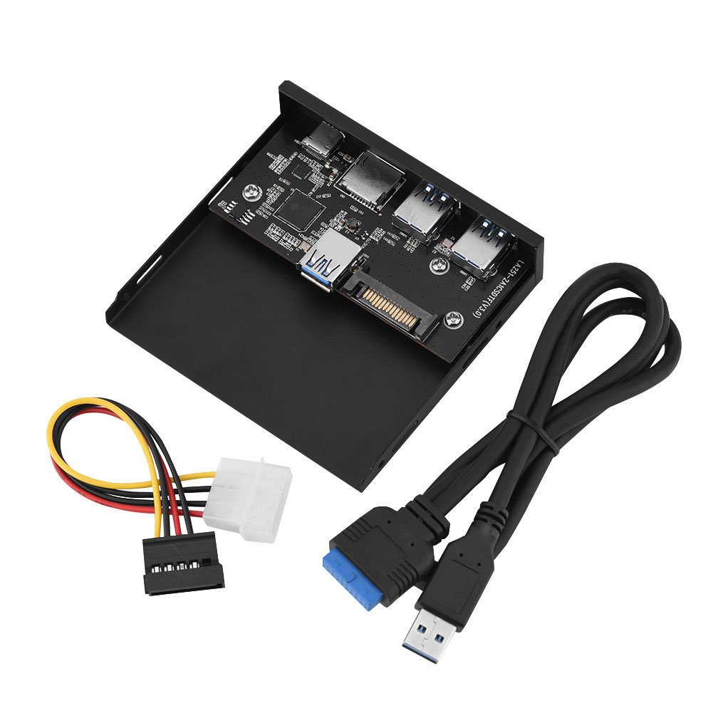 Buy Front Panel USB 3.0 Card Reader,Internal Card Reader w/USB-C Port ...