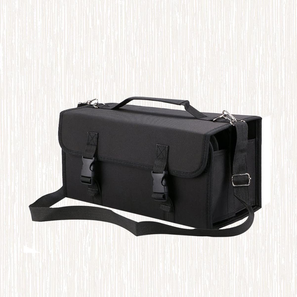Custodia Per Pennarelli Con Cerniera Da Scomparti Borsa Porta Penne Con Tracolla Custodia Ad Alta Capacità Con Vano Portaoggetti Sul Retro Adatta Per Organizzare Pennarelli e Make-