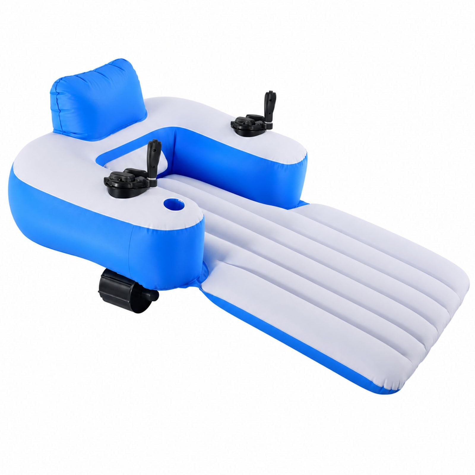 GmhXylophyte Rechargeable Motorized Pool Float, Inflatable Pool Lounger For Adults With Joystick Control-360° Rotation, Dual Motor Propeller, 300 Lb Capacity B