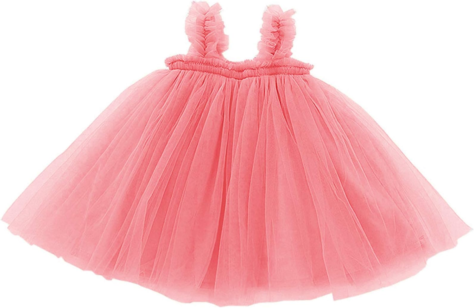 GSVIBKBaby Girls Tutu Dress Toddler Cotton Tutu Dress Infant Tulle Dresses Girl Sleeveless Princess Dress