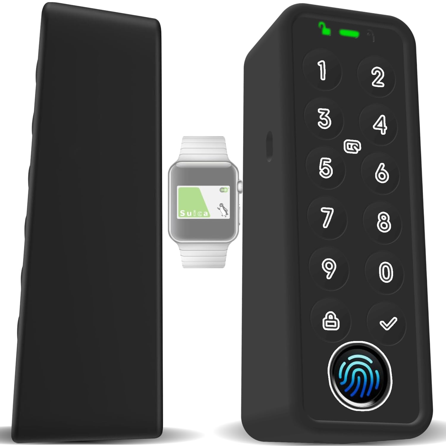 新モデル SwitchBot 指紋認証パッド SUICAタッチ対応 カバー付き 配送