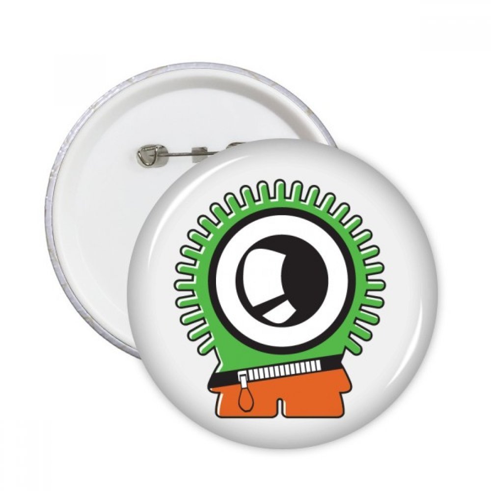 Badge Alien vert DIYthinker : le cadeau idéal en lot de 5 boutons pins