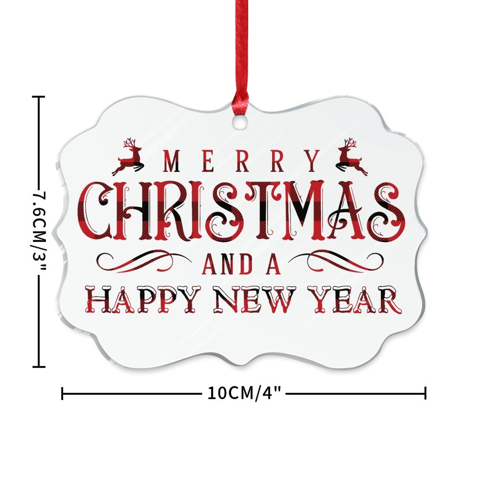 Fustellenshop - Stencil con quattro scritte: Merry Christmas Happy Birthday Anniversary Happy Newyear, scritta, Capodanno, fustelle di Natale