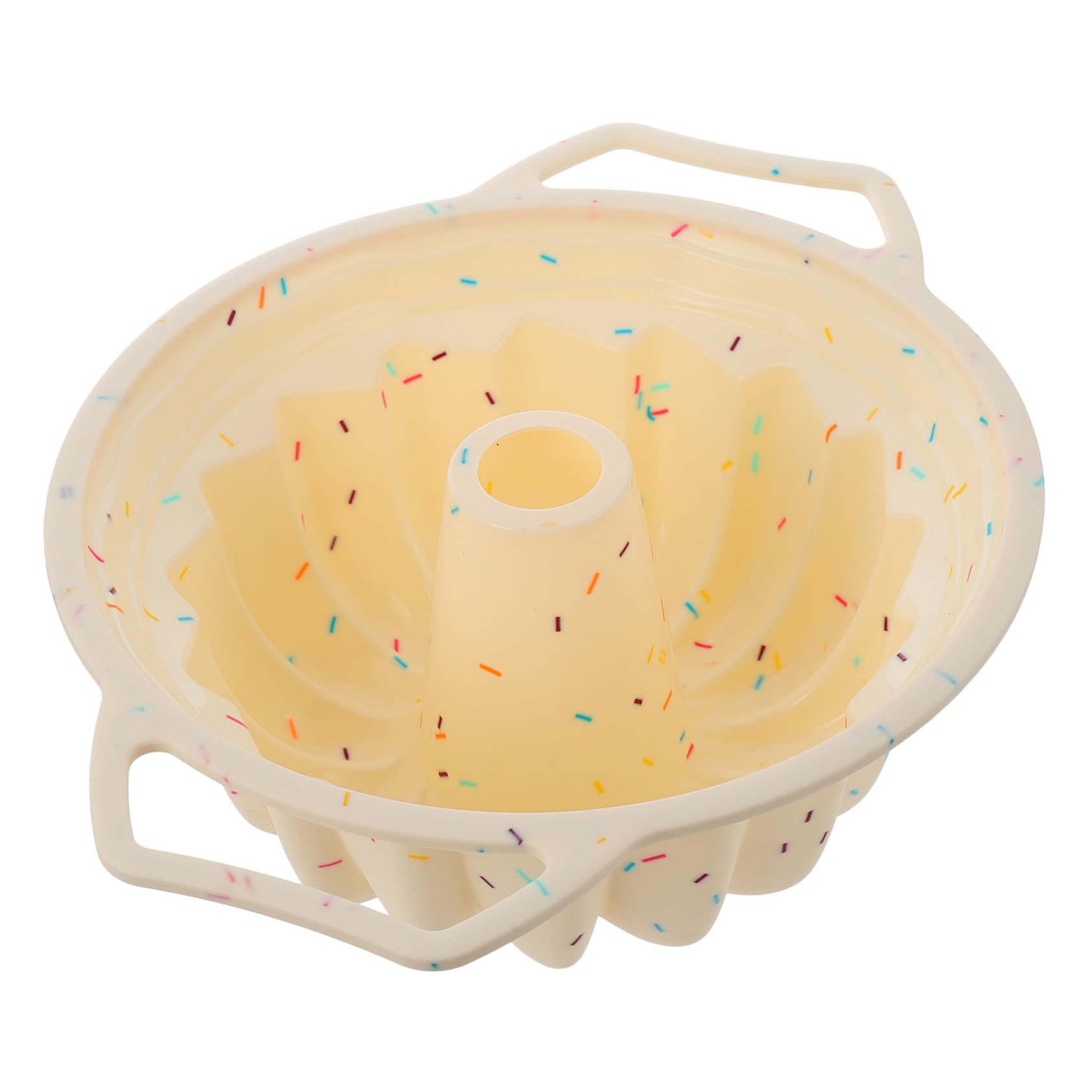 Gatuida Stampo per Torta Rotondo e Facile da Usare Antiaderente in Silicone e Metallo per Dolci e Biscotti, Adatto Sia per Forno Domestico che Professionale