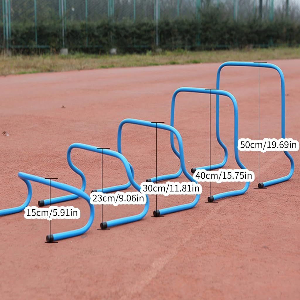 5-pak zręcznościowych szybkich płotków treningowych odpinane płotki treningowe zwinność sprzęt do ćwiczeń sportowych dla sportowców, piłka nożna