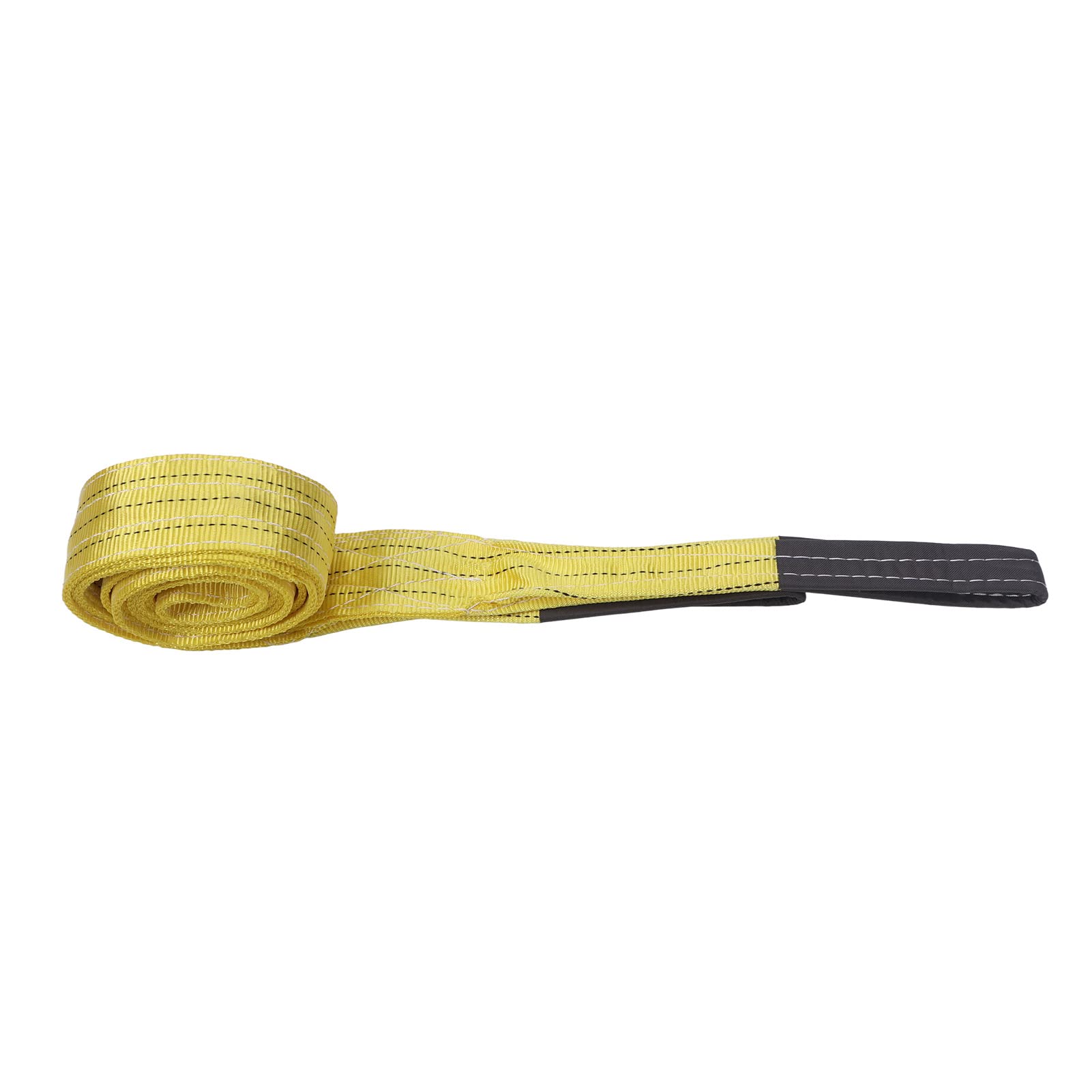 Yomiyuyr Lift Sling Straps,Polyester Rigging Lifting Strap - 6613lb Capacity and 13.12ft Length - for Heavy Lifting in Construction, Transportation, and More - Yellow
