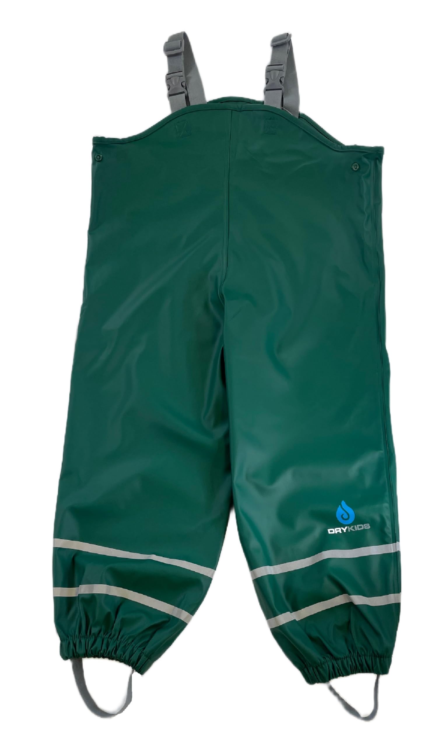 Dry Kids Forest Green Pu Dungarees Unlined - 9/10Yrs