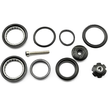 Bicycle Headset 44mm Bamboo Bike Bearing Kit with Nuts and Washers for...