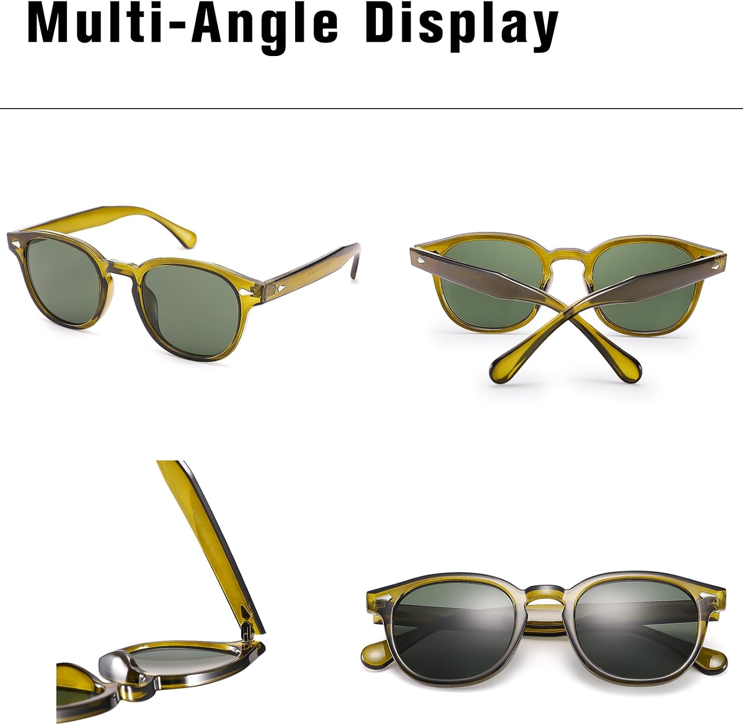 Pro Acme Vintage Retro Round Sunglasses Unisex Tinted UV400 Shades image 3