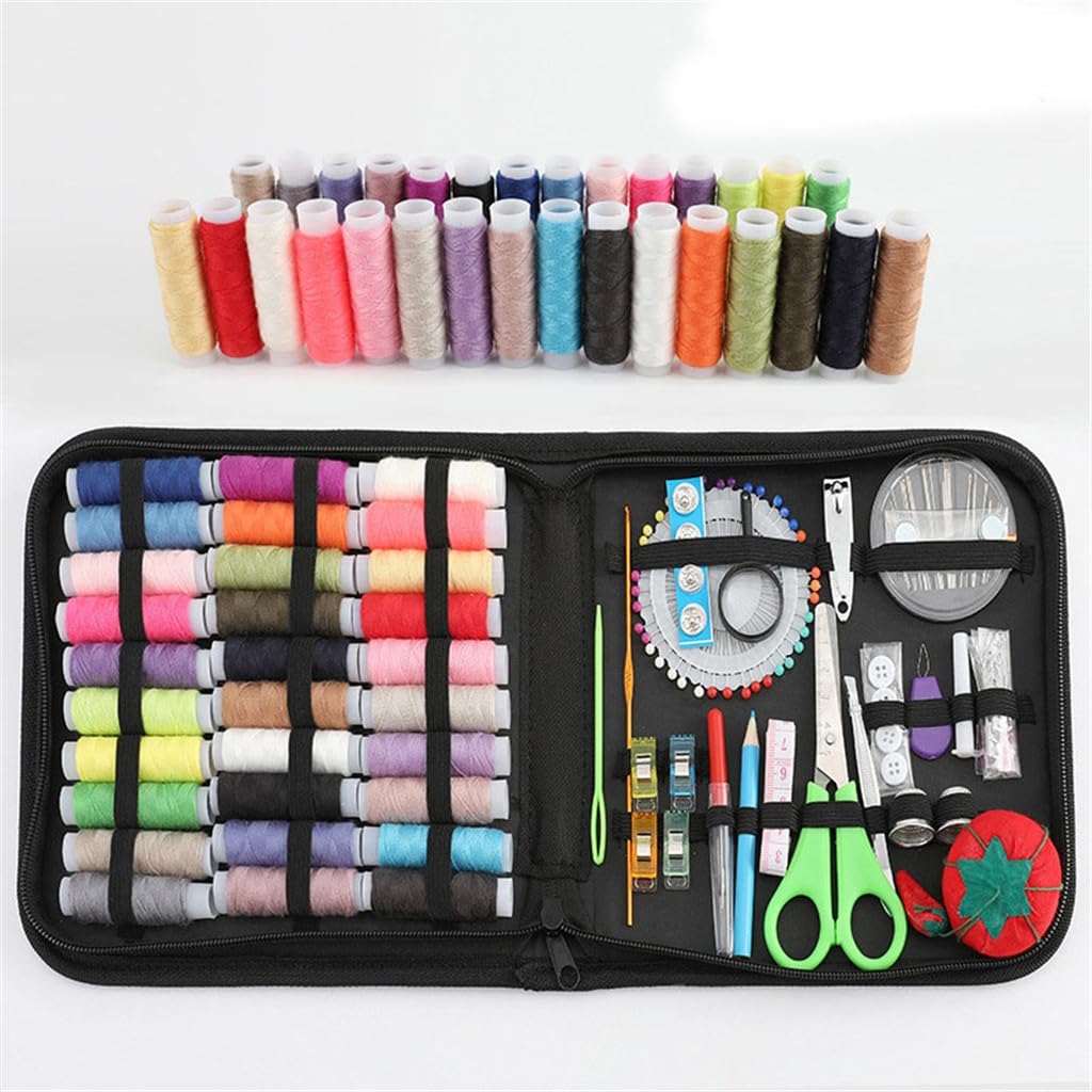 Kit de couture 143 pièces de voyage avec sa boîte de rangement transportable