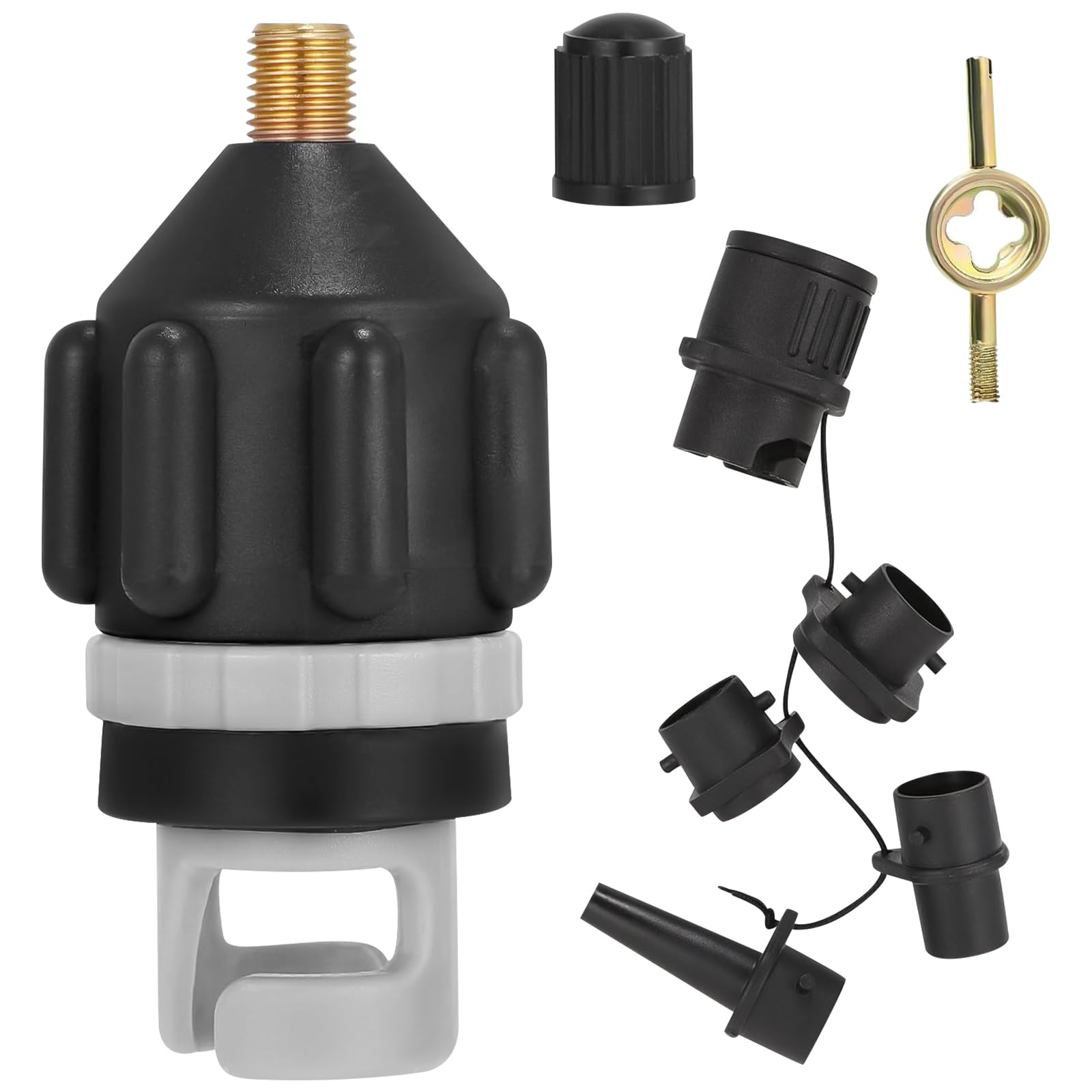 Adaptador Bomba de Aire para Paddle Surf con 4 Boquillas Tipo 1