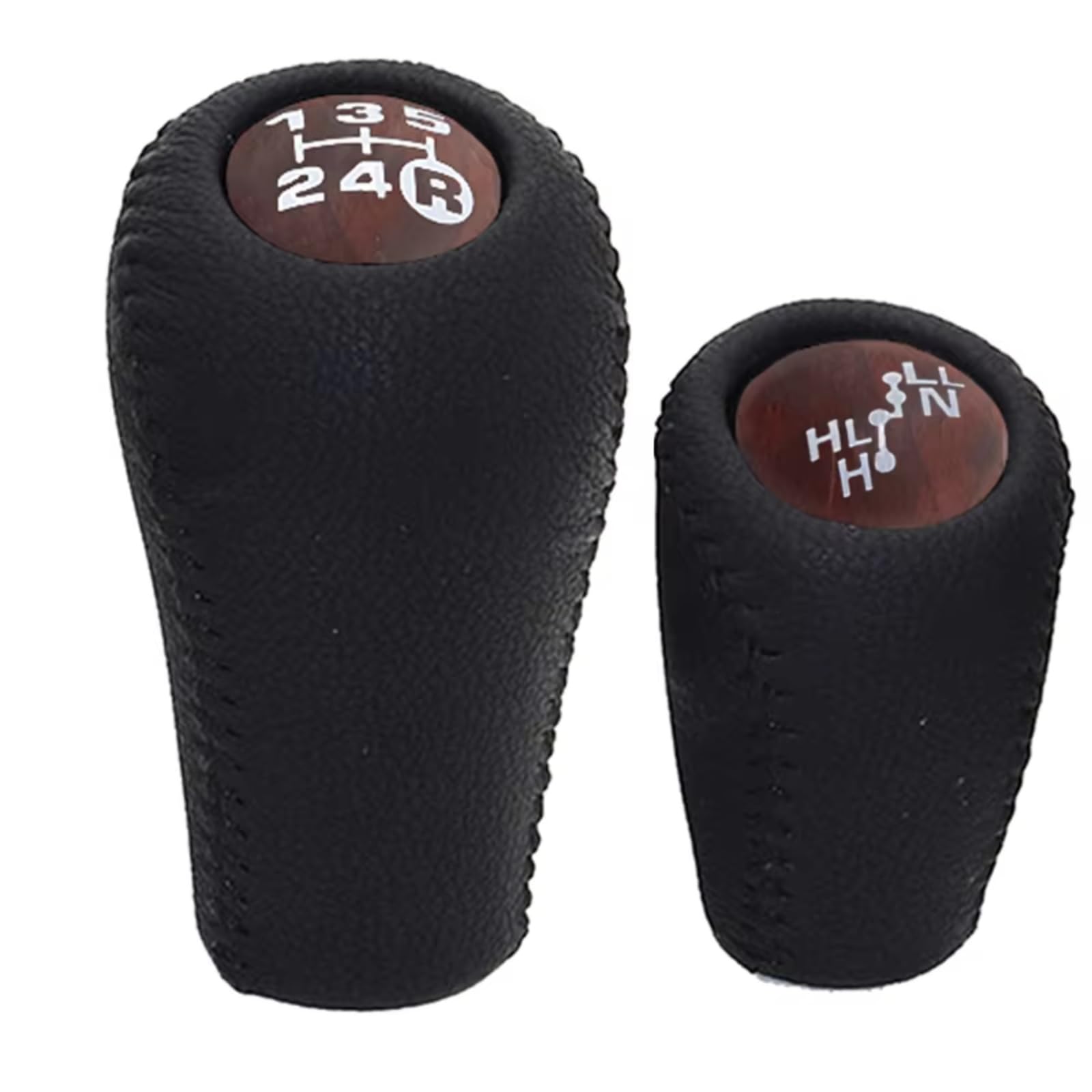 Car Gear Stick Knob for Toyota for HILUX for FORTUNER MK6 MK7 2011-2014 Car Shift Gear Knob Stick Lever Head(Pair Wood)
