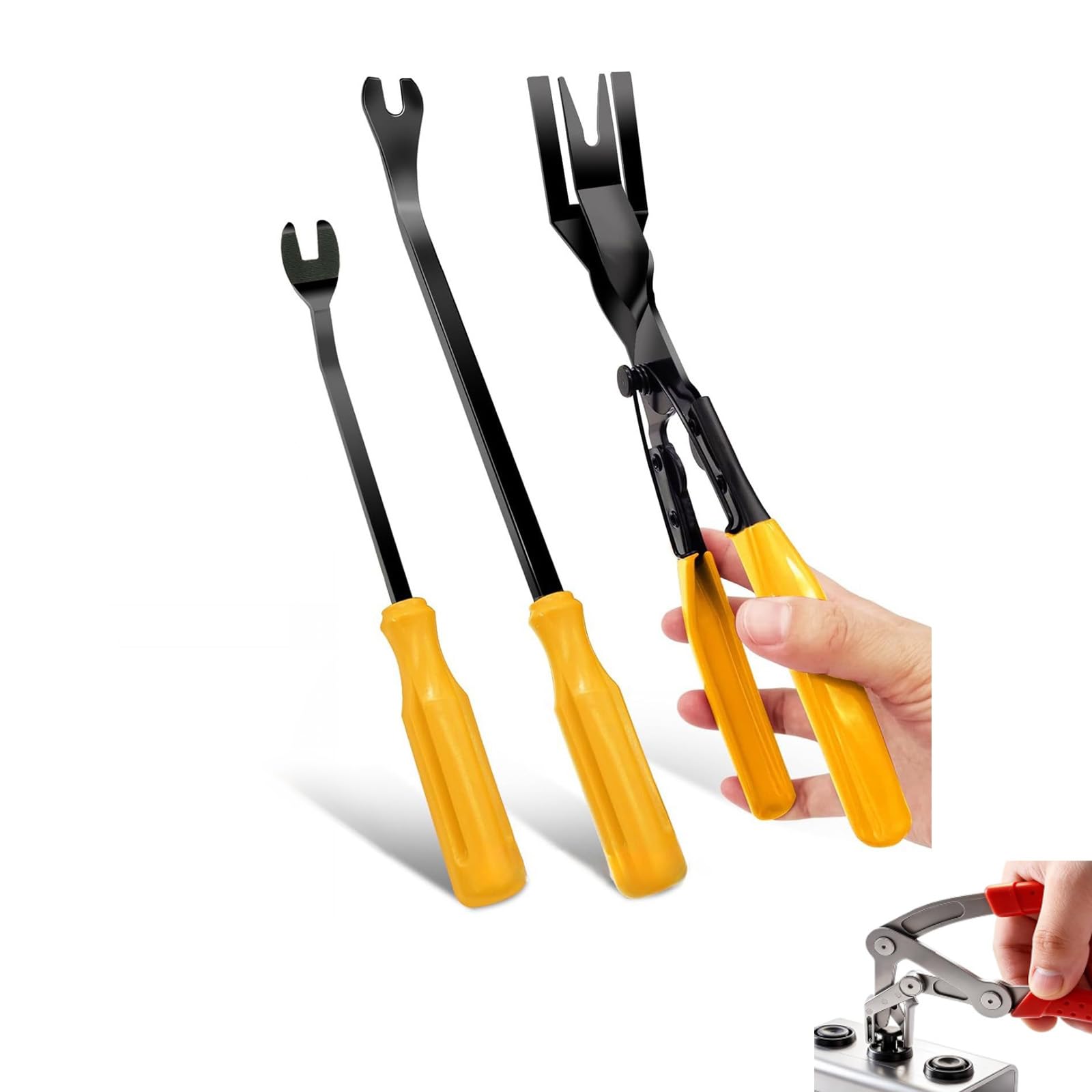 ONEMAJI 3Pcs Car Trim Removal Tool Kit For Mercedes Benz GLE 300d 400d 350 400 W167 2020