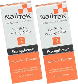 Intensive Therapy 2, Nail Strengthener for Soft and Peeling Nails, 0.5 oz x 2-Pack