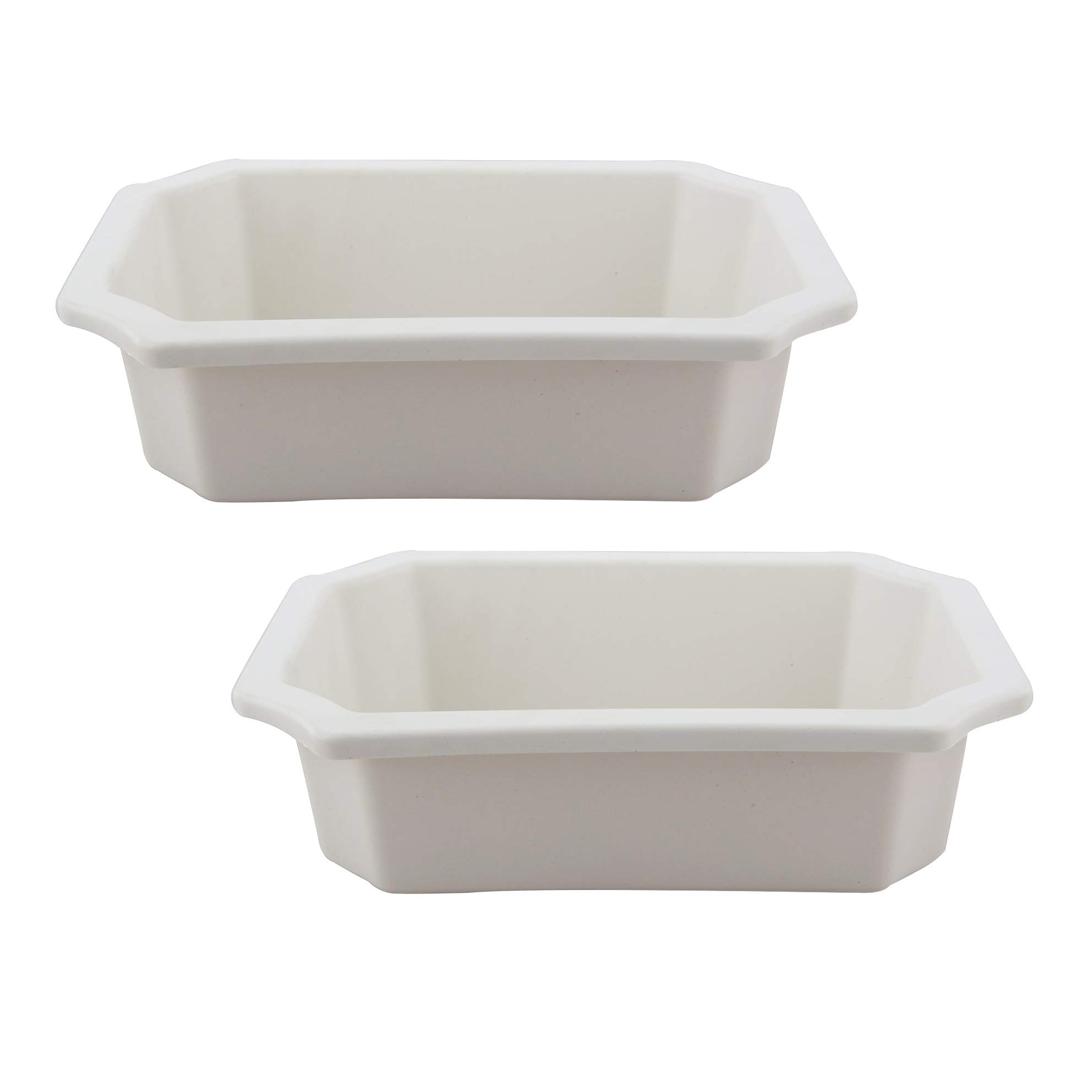 ShopMeFast Atlantic Plastic Imperial Rectangular Bonsai Tray | Plastic Flower Pots (9.5 inches, Color : White, Pack of 2) (B083GZFGNL) Amazon Price History, Amazon Price Tracker