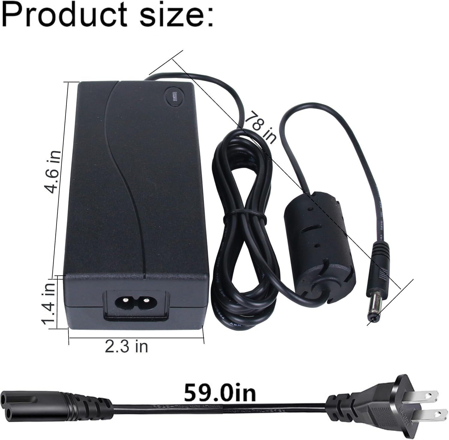 29V Recliner Power Supply Compatible with Ciar SPA PS12 PS10 PS11 PS 12 10 11 Italian Lift Chair Sofa Furniture Electric Recliner ecopower Transformer 29Vdc 2A 58W 29.0V 1A Power Supply Cord Charger