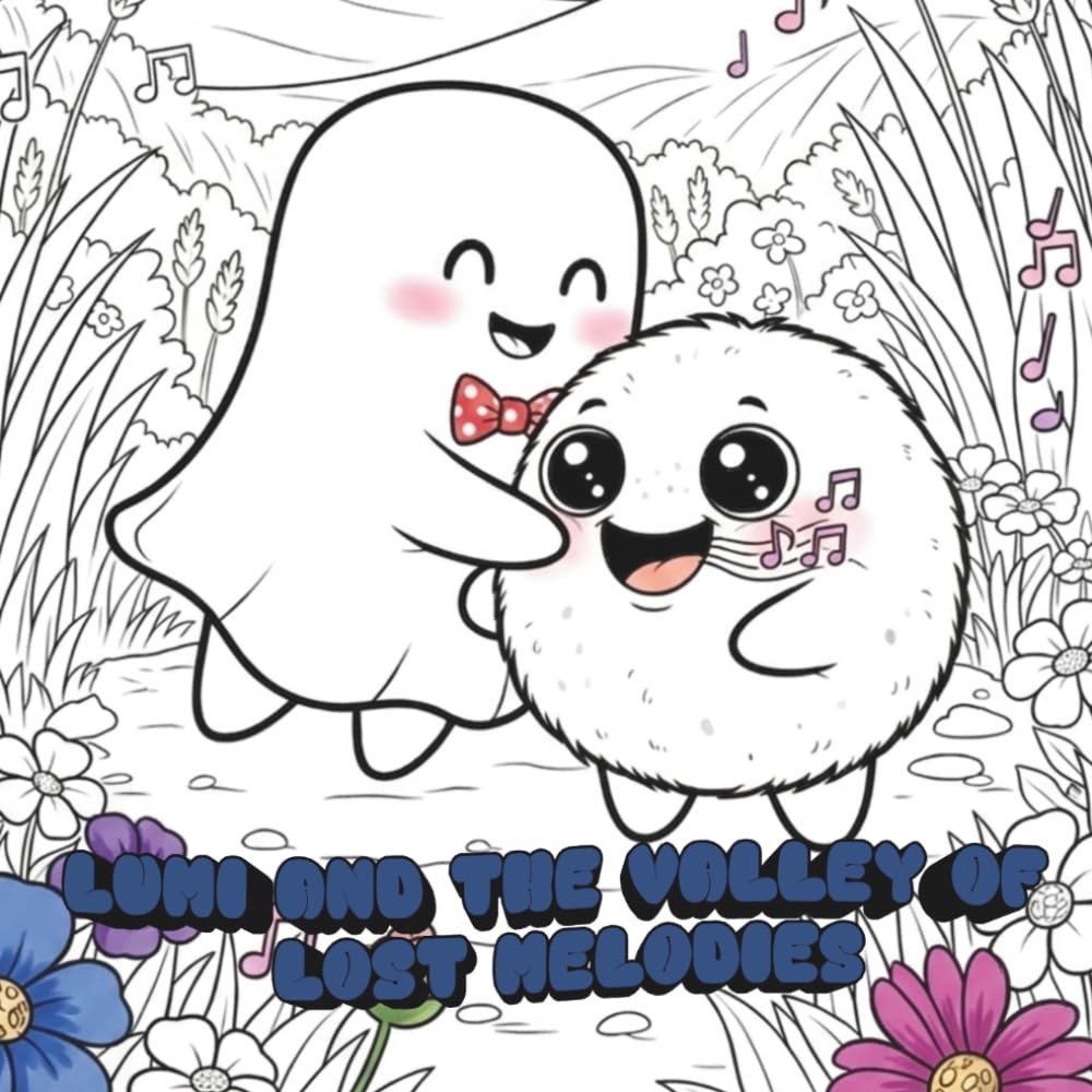 Lumi and the Valley of Lost Melodies: Coloring Book for Adults and Teens Featuring Super Cute Lumi Characters with Easy and Simple Designs for Relaxation