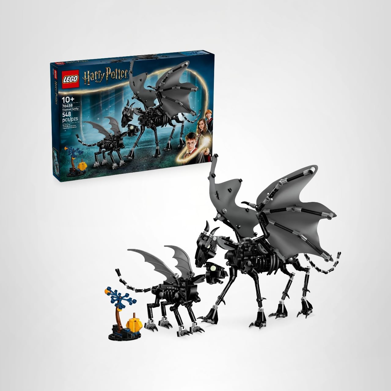LEGO Harry Potter Thestral Family Building Toy - Pretend Play for Kids, Boys and Girls, Ages 10+ - Collectible Harry Potter Poseable Action Figures - Gift Idea for Birthdays - 76458