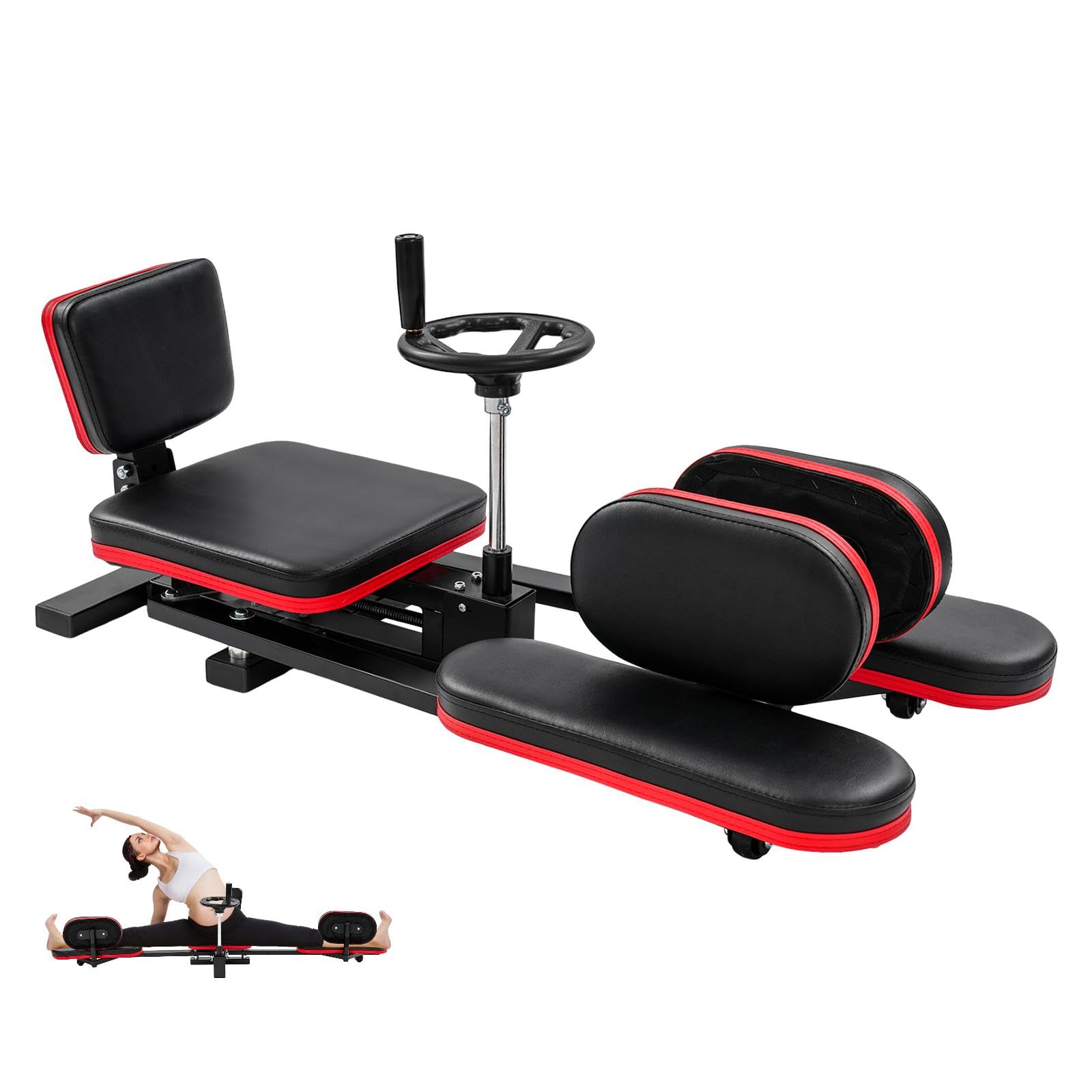 Beinspreizer, Beinstrecktrainer mit 180° Einstellbarem Dehnungswinkel, Spagattrainer für Zuhause, Beindehnungsgerät für Ballett, Tanz, Gymnastik & Cheerleading