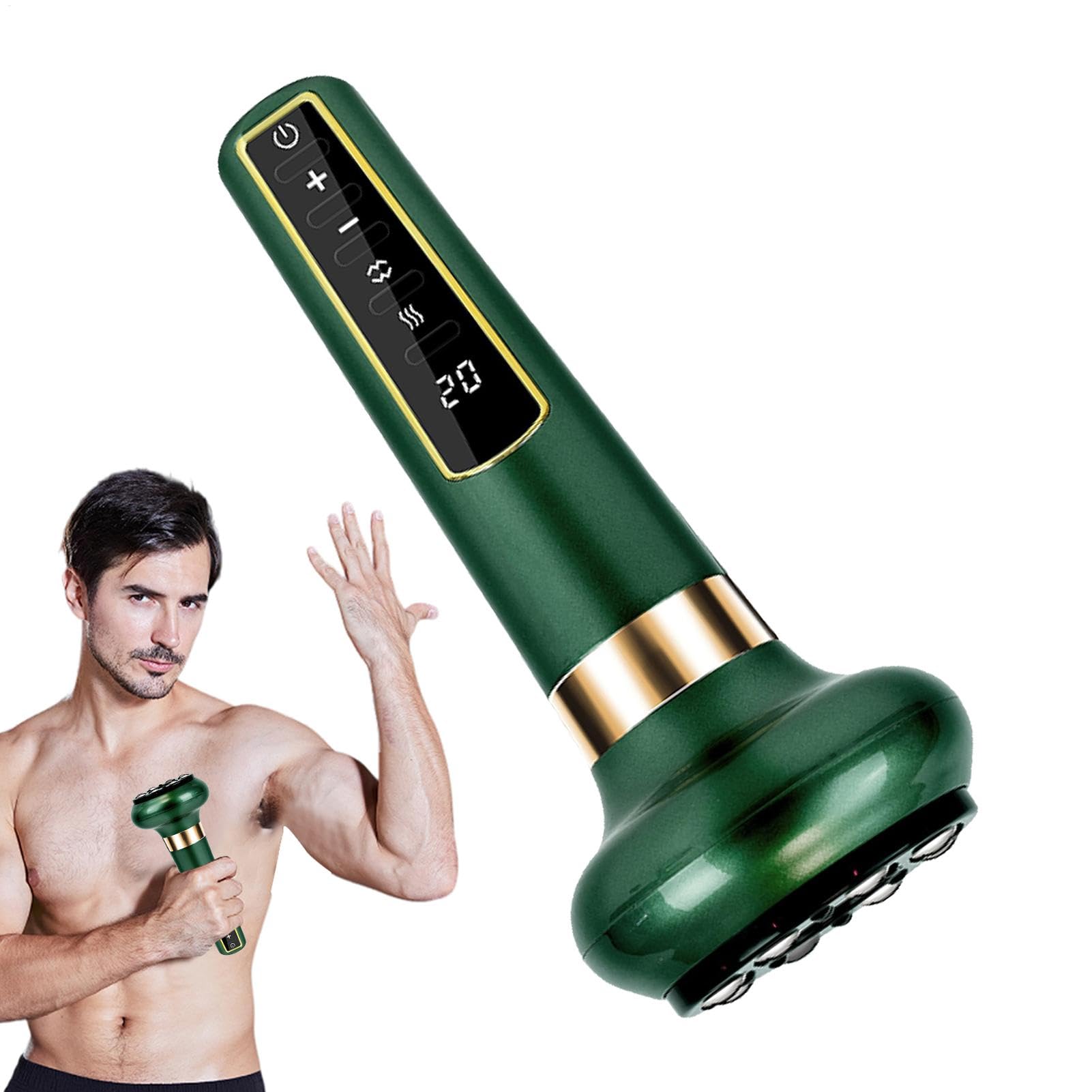 Cellulit Massager Electric Fat Remover, 12 poziomów ręczna maszyna antycellulitowa, elektryczne urządzenie do rzeźbienia ciała, przenośny masażer do masażu brzucha