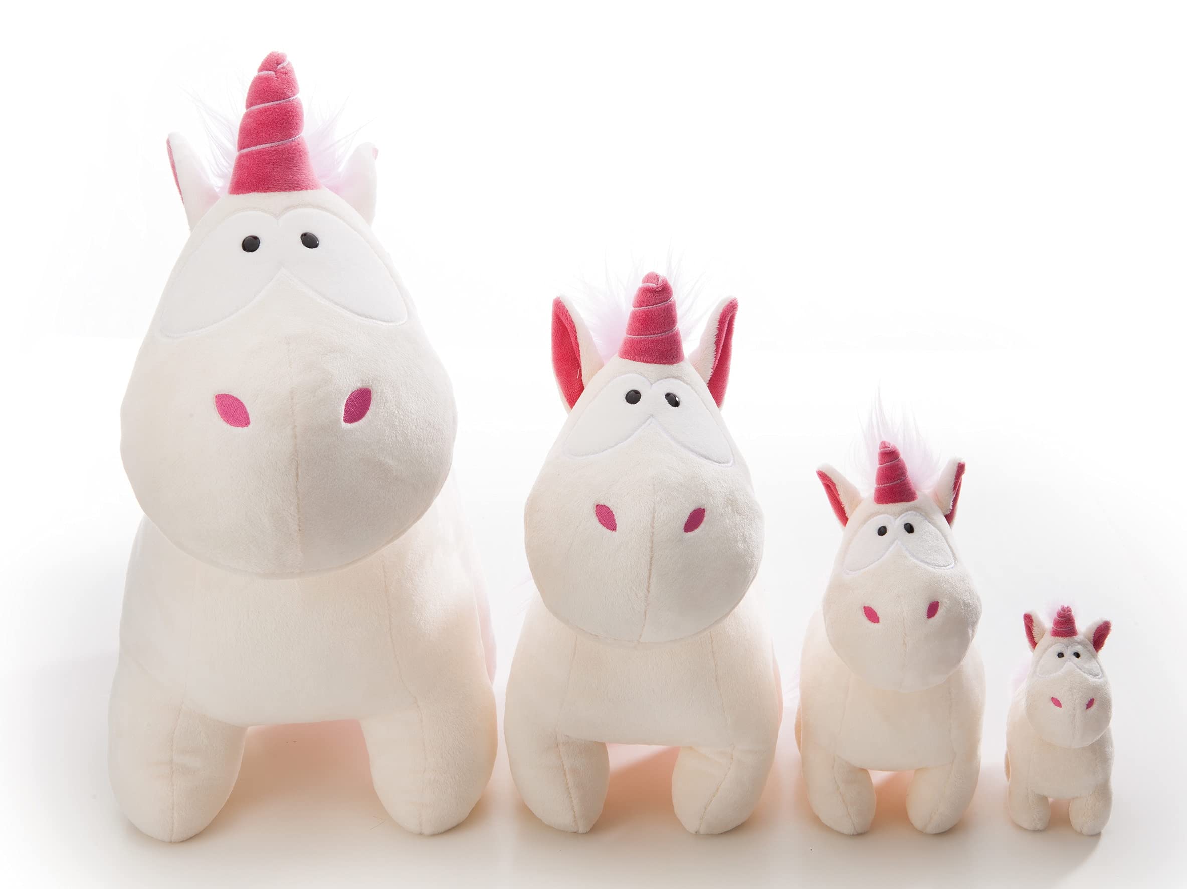 NICI 48055 Kuscheltier Einhorn Theodor 45cm, WEIß