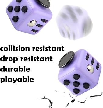 3 Pcs Fidget Toys Cube Toy, Anti-Stress Toy Anti-anxiety Toy Sensory Toys Killing Time Finger Toy Stress Relieve Toys, Perfect for Classroom Office Home Toy Gift