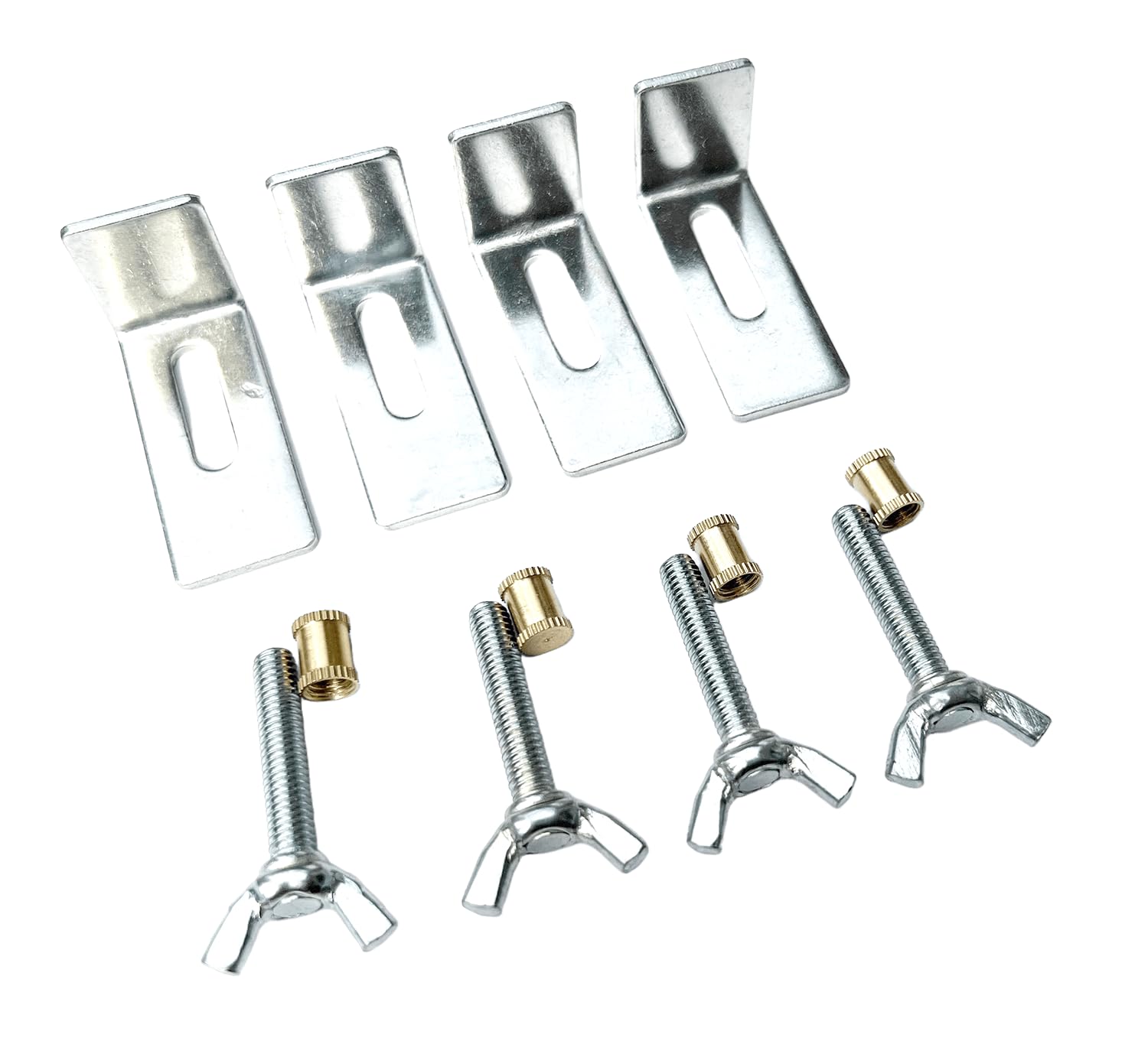 Kit de clips para fregadero, 4 clips de lavabo empotrados, soportes de fregadero resistentes