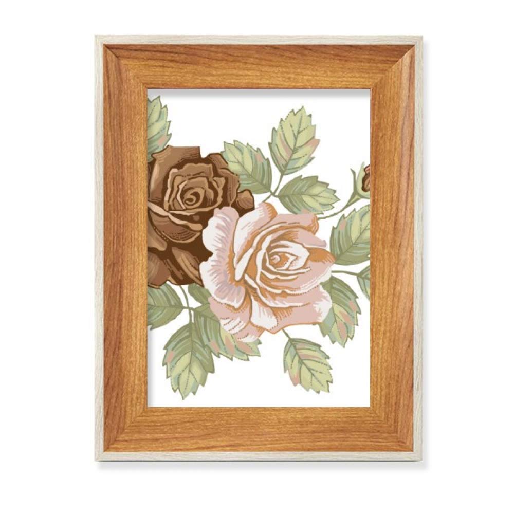 Affichage tableau art peinture en bois rose et blanc, cadeau idéal de bureau