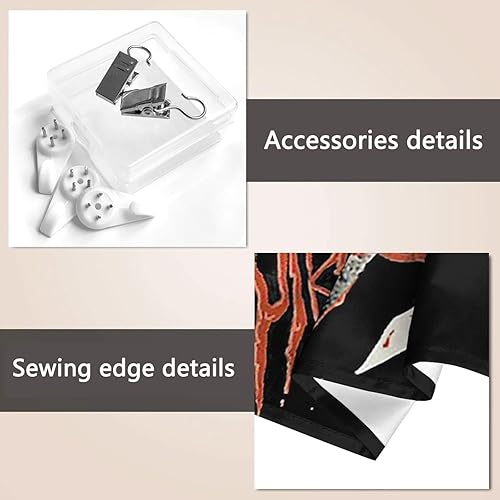 Miniatura 9 de QrejAWkq Falling Rock In Band - Tapiz para dormitorio, tapices para colgar en la pared para el hogar, pósteres geniales, accesorios de decoración de