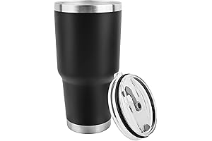 Insulated Double-Walled Stainless Steel 30oz Cup (Black)