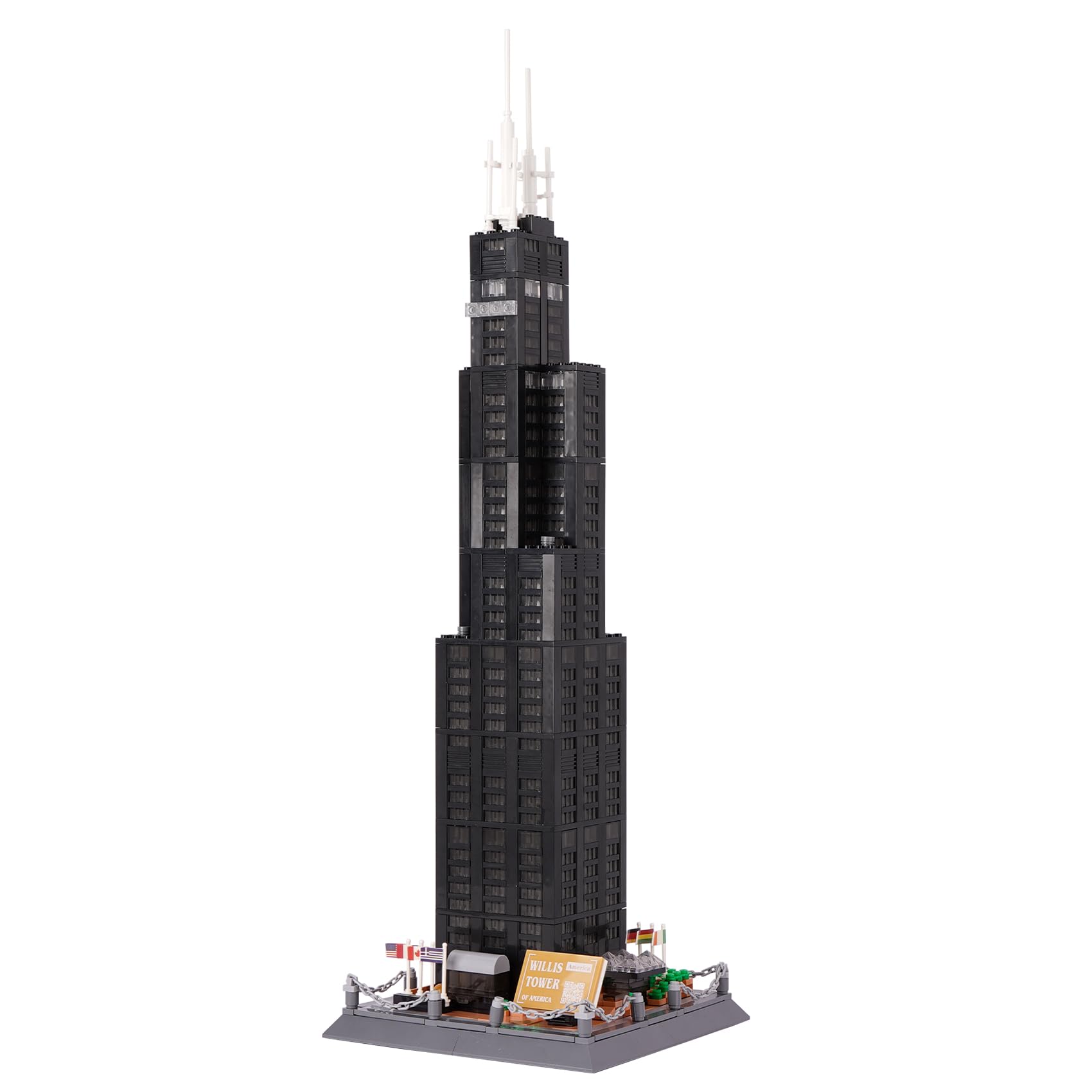 Amazon.com: Oichy Willis Tower Chicago Architecture Block Set