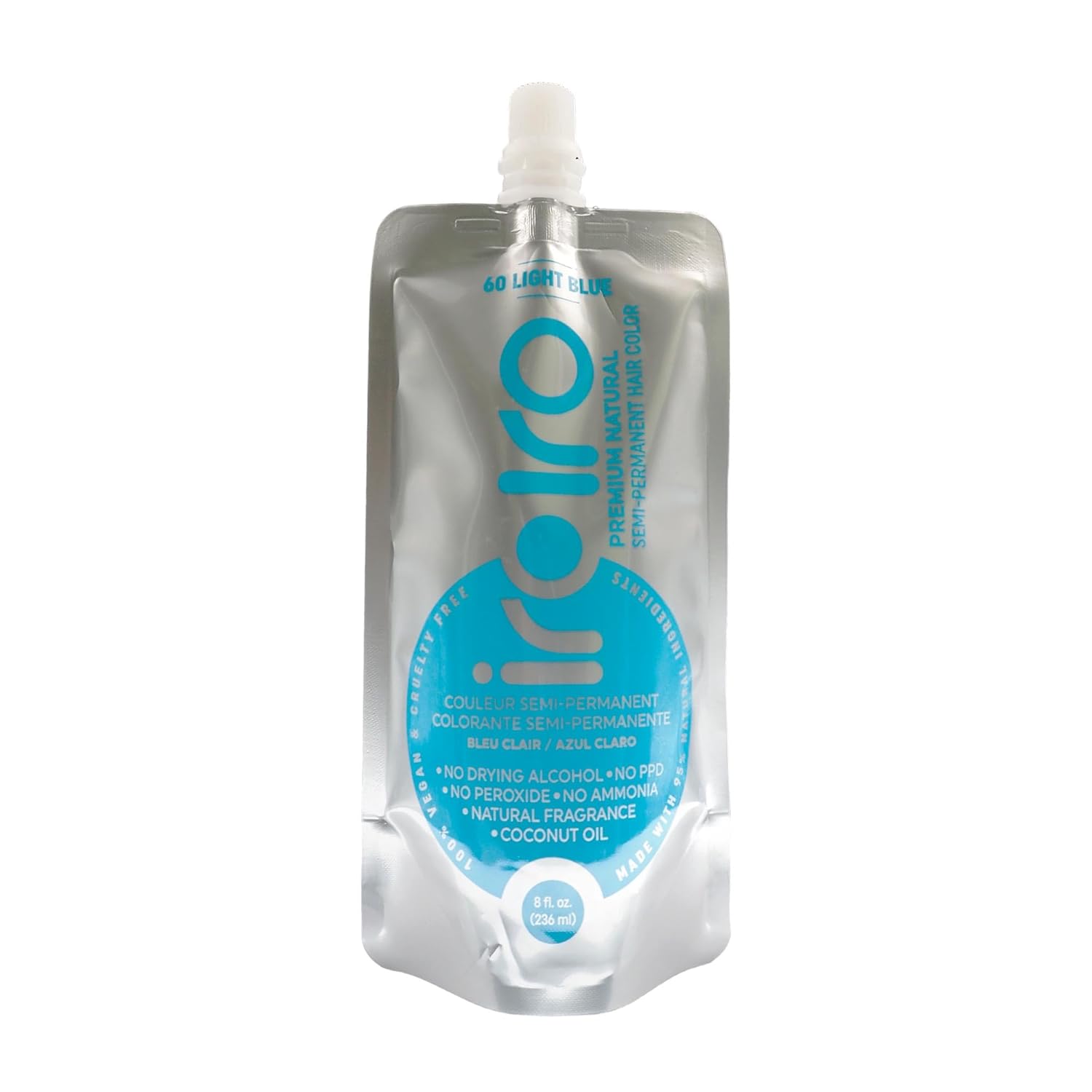 IROIRO Premium Natural SemiPermanent Hair Color 60 Light