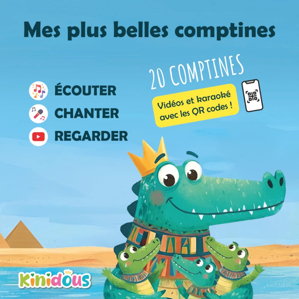Mes plus belles comptines: 20 comptines pour enfants avec QR codes : chansons, vidéos animées et karaoké