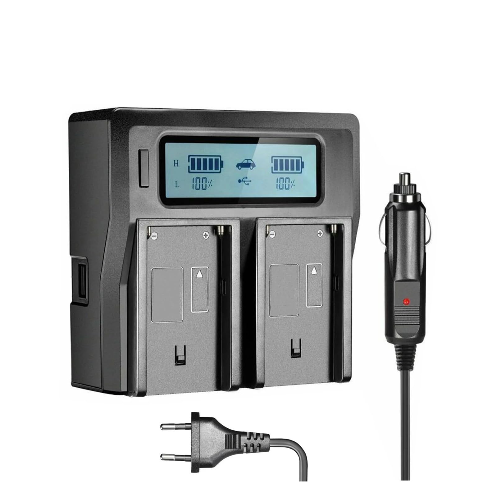 3400mAh Battery with Power Indicators，Compatible for Sony，for BP U30 U35 U60 U90 XDCAM EX PMW 100 150 160 200 PMW EX1 EX3(1 Charger)