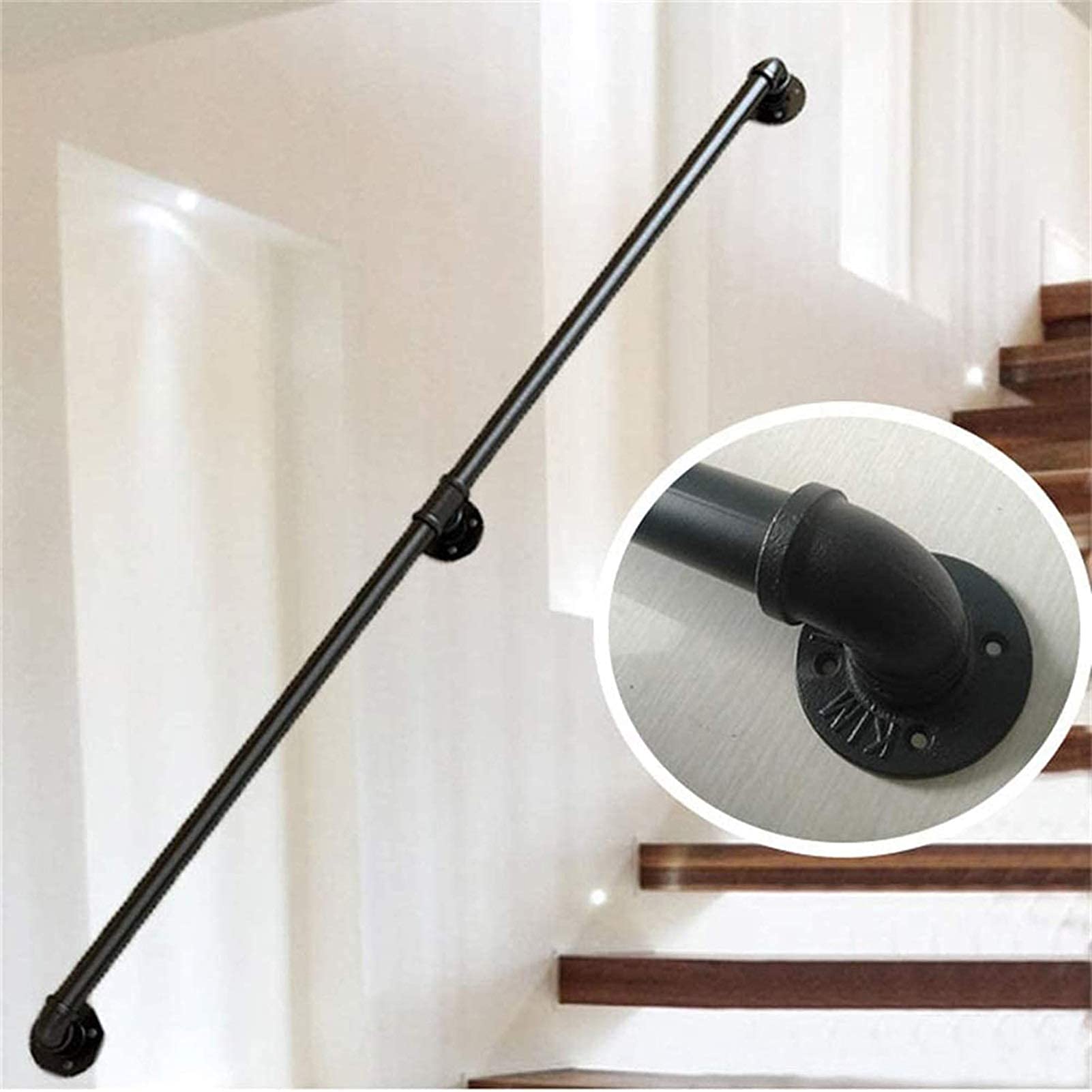 Buy Stair Railing Handrail Complete Kit Vintage Wrought Iron Galvanized