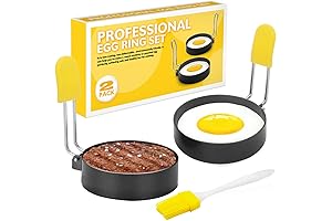 YomiFamily 2.9' Egg Rings for Frying Egg McMuffins and Eggs