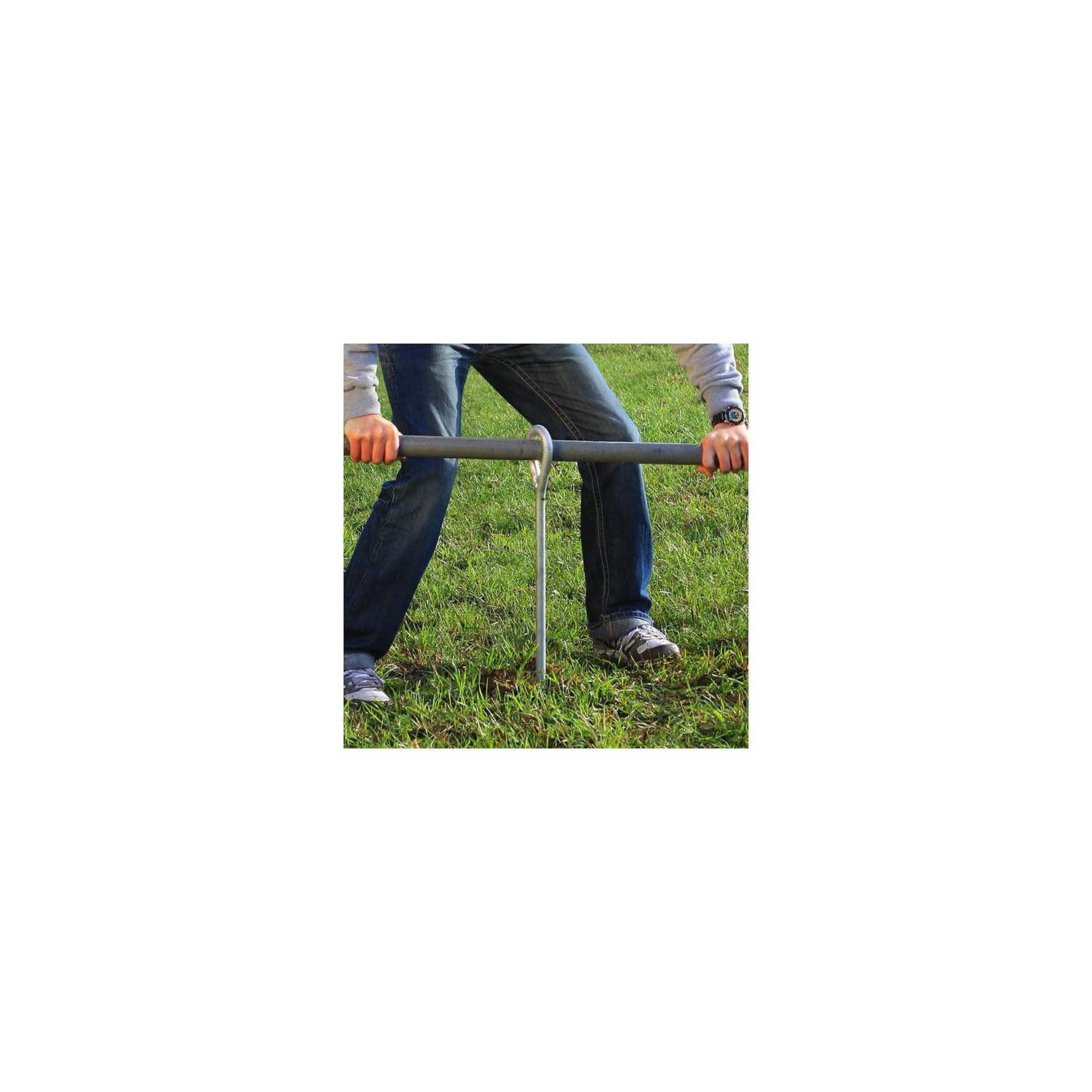 GIBBON Bodenschraube | Befestigung der Slackline | Optimal bei fehlenden Bäumen Slack Frame | Mobil einsetzbar