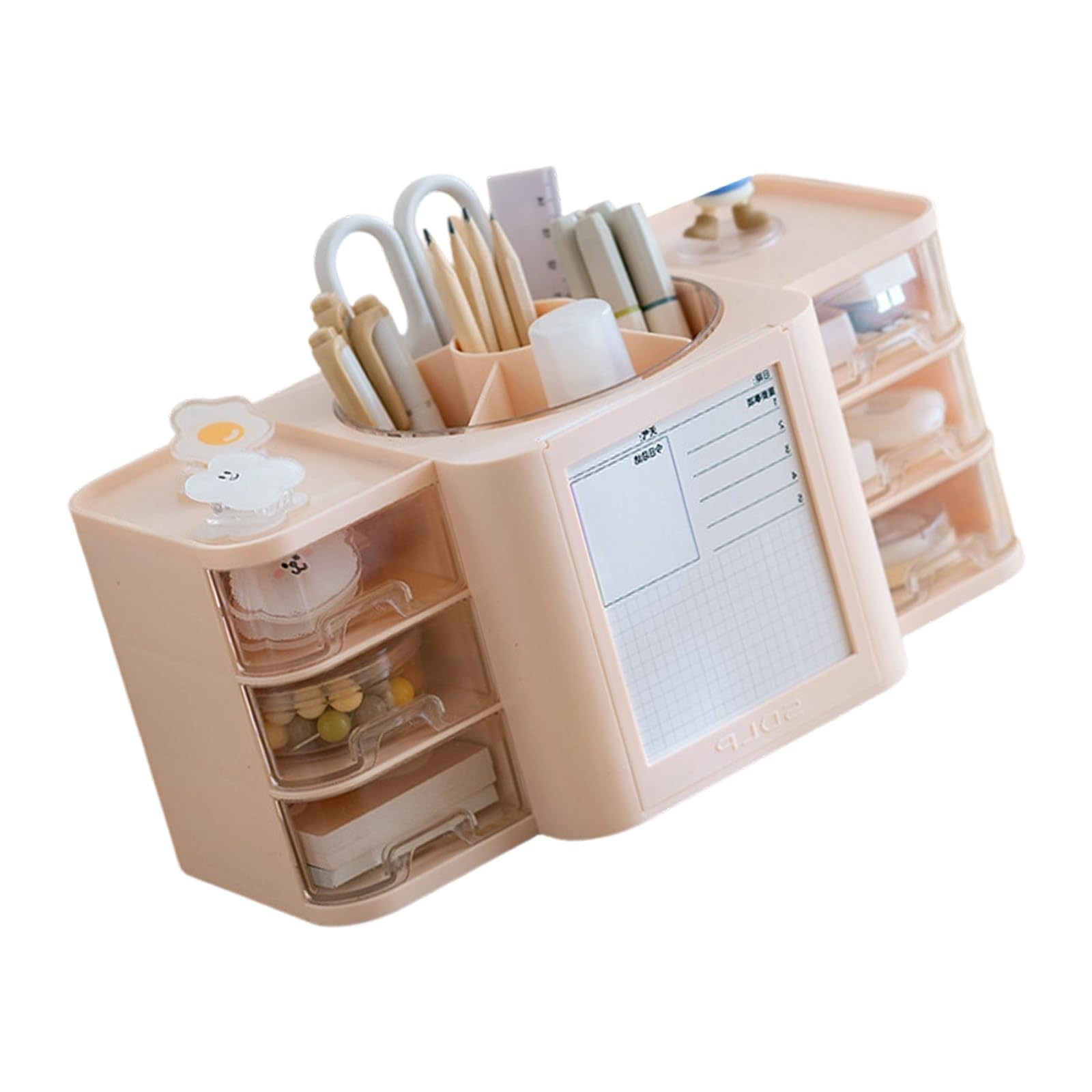 Hsioluted Makeup Brush Cup Stationeries Holder Cup Pen Pencil Organizers Home Offices Desktop Decorations Shelf Pen Holder Shelf Desk Pencil Organizers