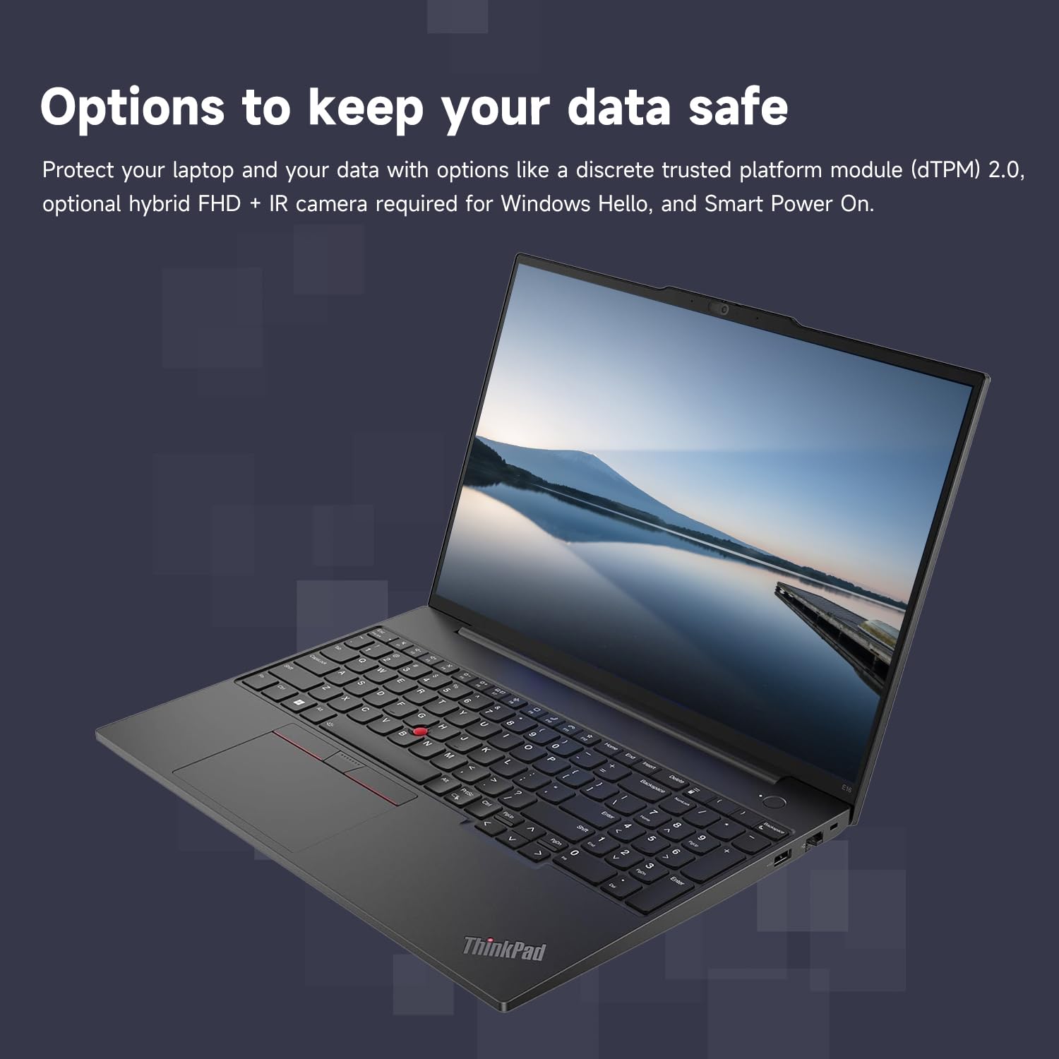 Lenovo ThinkPad E16 Business Laptop, 16" FHD+ Touchscreen, Intel Core i7-1355U, 40GB RAM, 1TB SSD, Fingerprint, Backlit, HDMI, Wi-Fi 6, Windows 11 Pro, Bundle with Targus USB-C 100W Docking Station