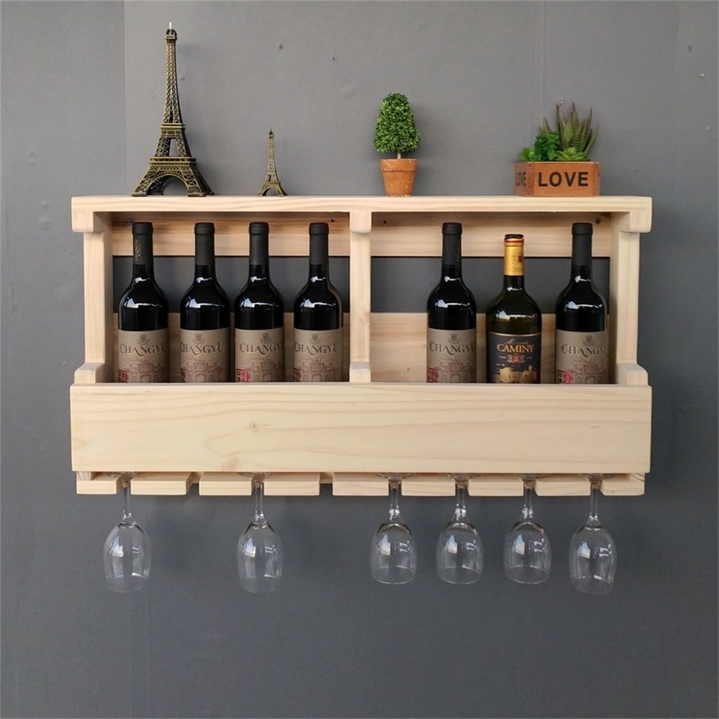 Casiers à vin européens en bois avec cadre de rangement prestigieux