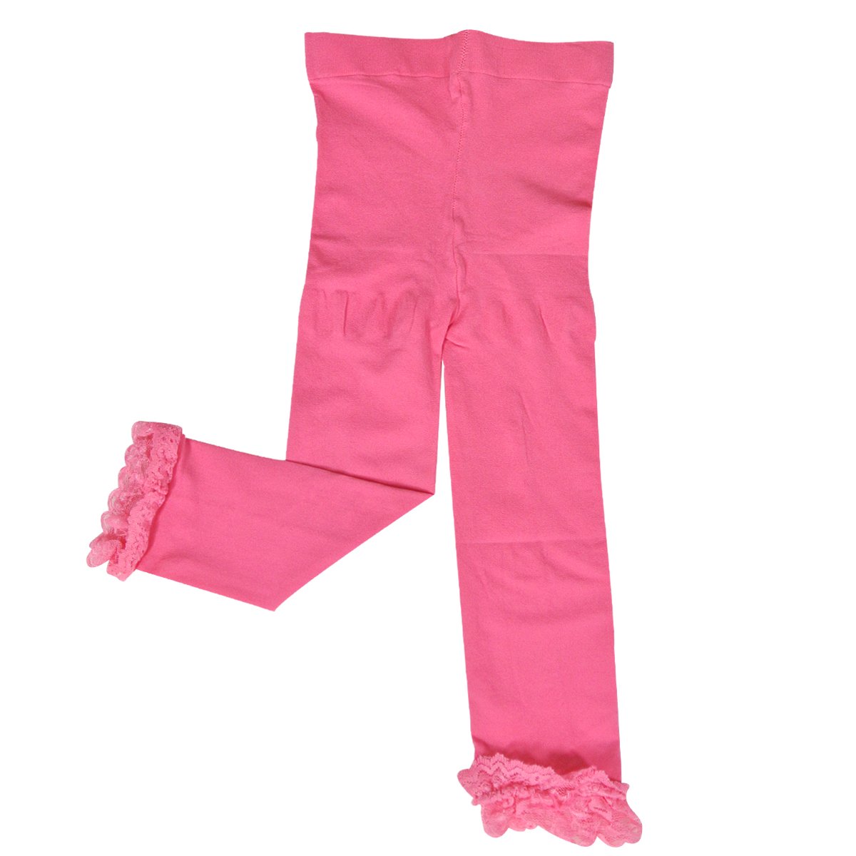 Wrapables Toddler Stretch Leggings con encaje - Rosado -